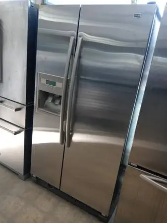 ★Maytag stainless steel side by side refrigerator