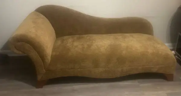 Vintage-Style Leopard Chaise Lounge / Fainting Couch – 6 FT Statement Piece /