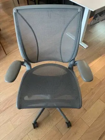 Humanscale Diffrient World Ergonomic Mesh Office Chair – Gray