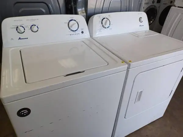 Amana White Top Load Washer/Electric Dryer Set