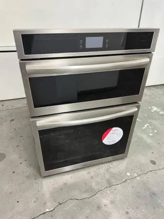 Display Model Frigidaire 30 Inch Microwave Wall Oven Combo GCWM3067AFB