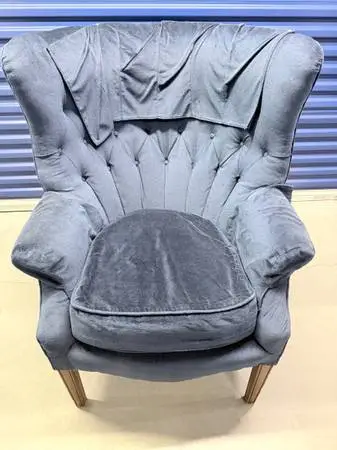Vintage Tufted Wingback Accent Chair (70+ Years Old)