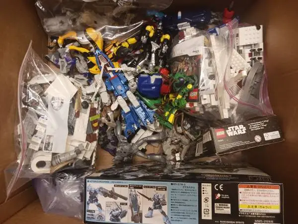 Transformers and lego sets