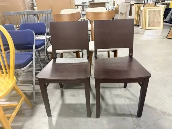 Linon Home Decor Harpe Brown Wood Dining Side Chair (Set Of 2)