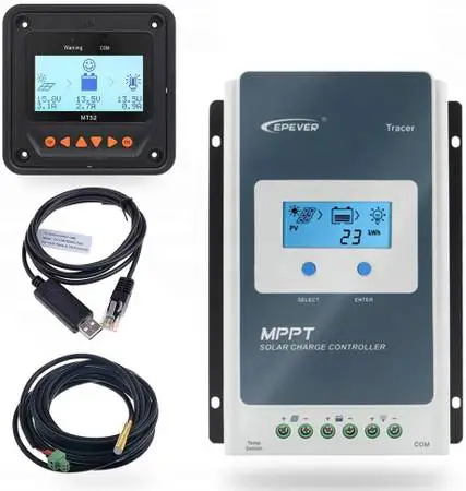 BRAND NEW - EPEVER Solar Charge Controller + MT50 Remote Meter - 30AMP