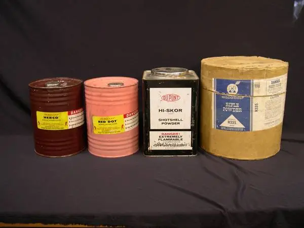 Powder cans (empty)