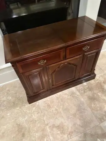 hutch - cherry wood