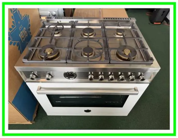 Bertazzoni – 36″ Professional Series range Gas oven Natursl Gas-Wh