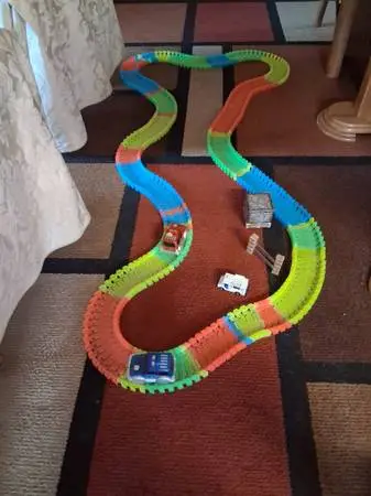 Magic tracks toy race car set toys