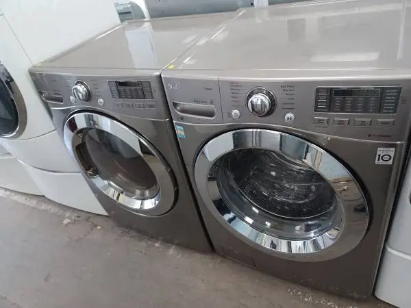 LG Grey Front Load Washer/Electric Dryer Set