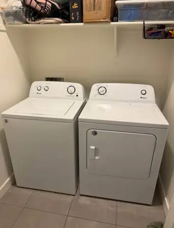 Washer and Electric Dryer Set