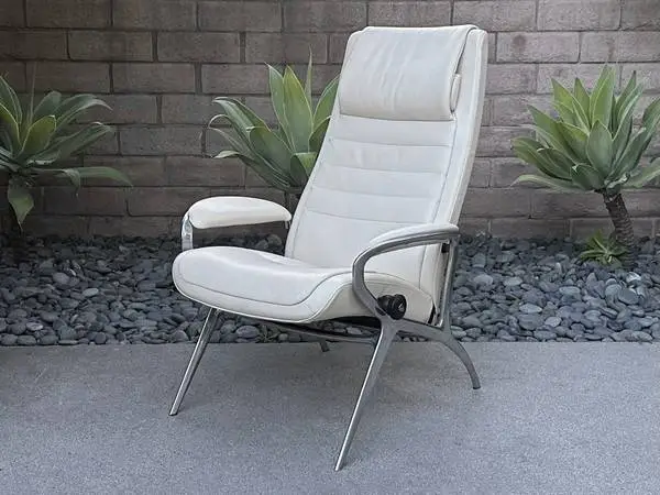 Authentic “John” Ekornes Stressless Leather Recliner Lounge Chair