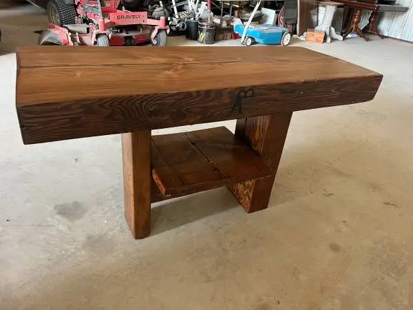 Solid Wood Rustic Table