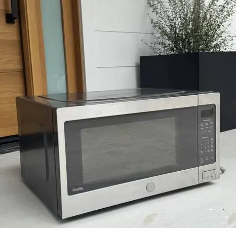 GE Microwave Stainless Steel
