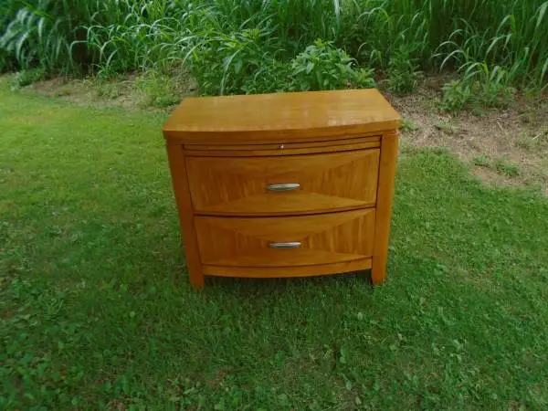 Designer Maple 2 Drawer Dresser Bachelor Chest