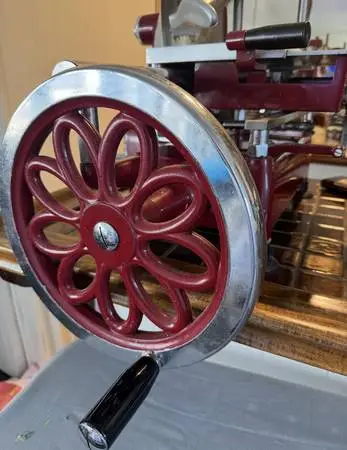 Italian Volano 300 Flywheel Meat Slicer Made in Italy Commercial Slice