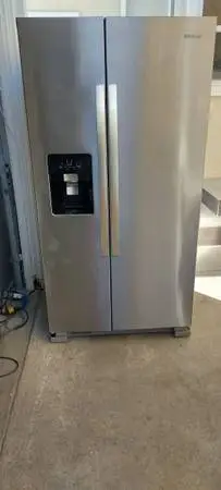 Whirlpool Refrigerator Stainless 2 Door