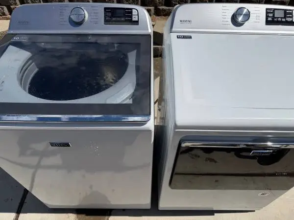 Maytag washer and electric dryer delivered