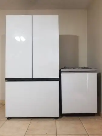 refrigerator and dishwasher