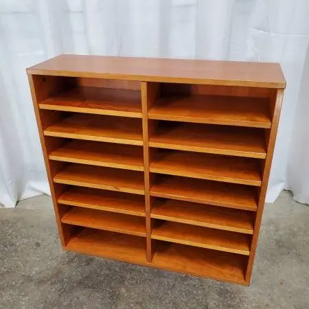 Vintage Danish Teak Slimline Modular Media Cabinet