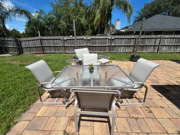 10-Piece Outdoor Patio Dining & Lounge Set – Aluminum & Glass