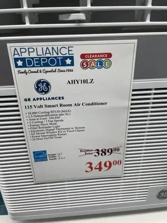 New GE Window Air Conditioner model AHY10LZ