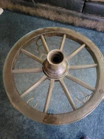 Wagon wheels tables