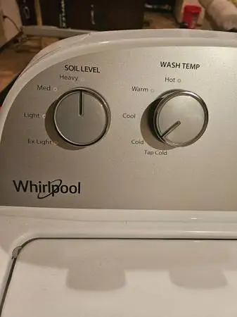 New Whirlpool washer