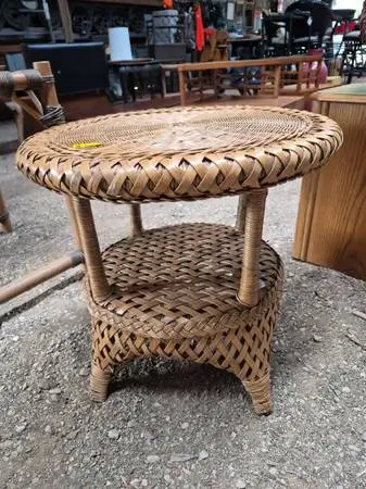 Wicker End Tables