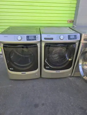 Maytag extra power front load washer and gas dryer