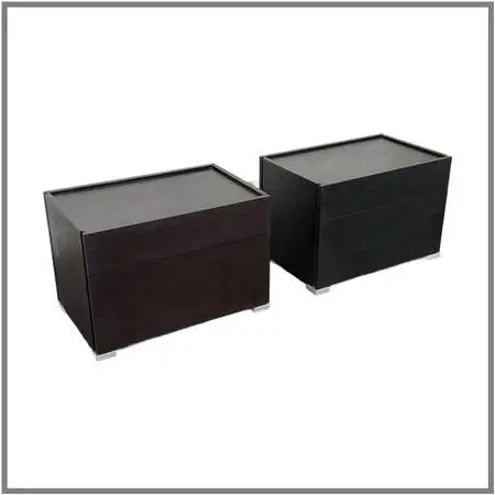 Flou Lipari Two Drawer Nightstands, Pair. Estimate Price: $1,770