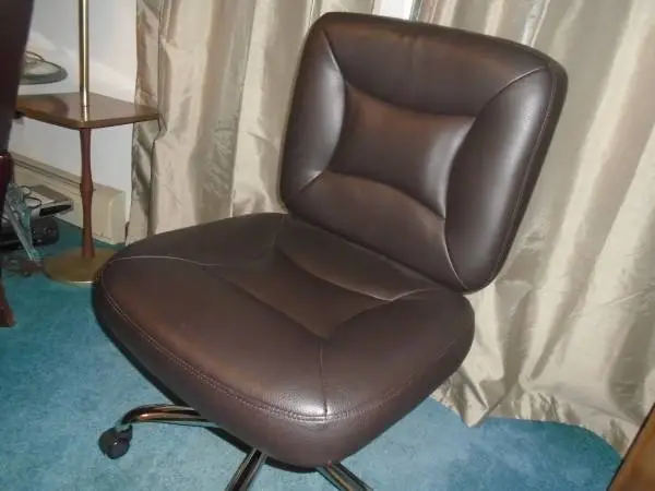 Oversized Armless Executive Office Chair