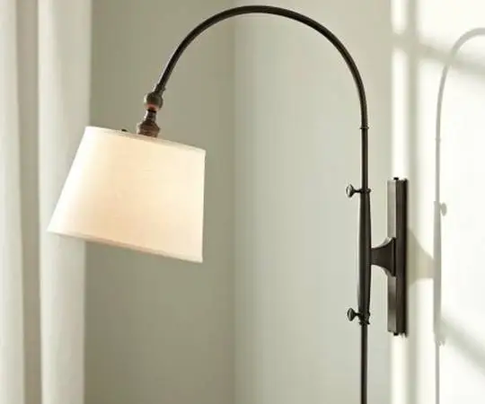 Pottery Barn Arc Sconces - plug in