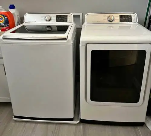 Washer and dryer