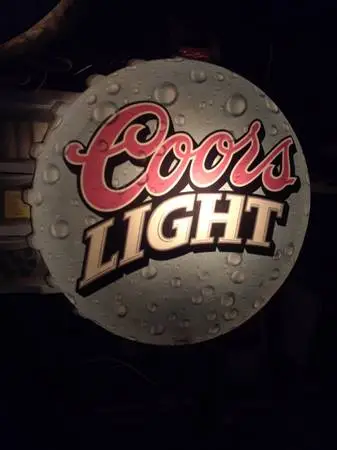 coors light beer sign