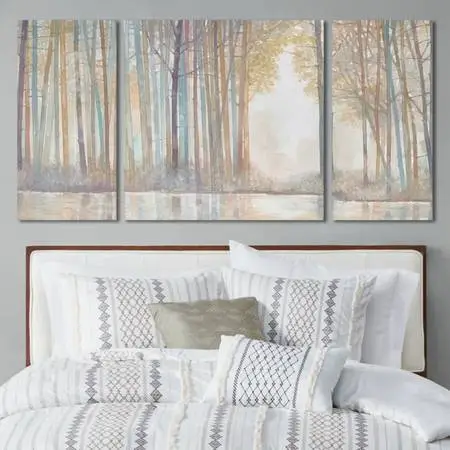 Forest Canvas Painting Artwork 3 Piece Set - BRAND NEW!