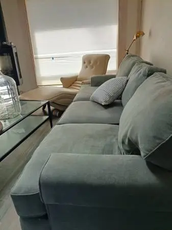 Nice modern couch / TEMPER PEDIC KING MATTRESS