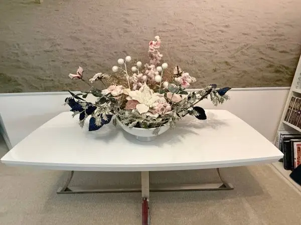 Modern High Gloss White Coffee Table