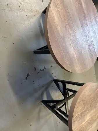 Round Cocktail and End Table