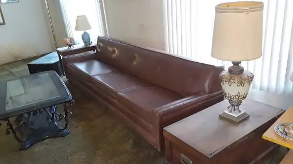 Art Deco  Couch  8ft long