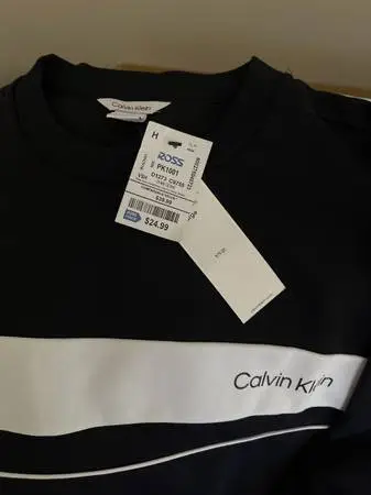 Calvin Klein Pullover Black/White | Moving Sale!