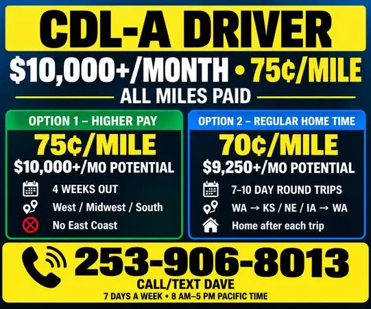 CDL Class A Driver