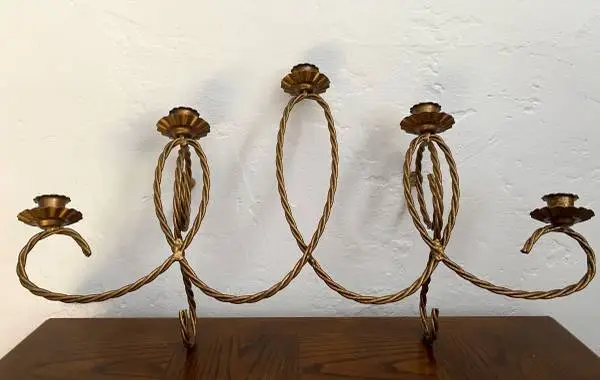 Vintage Wall Sconce Candle Holder