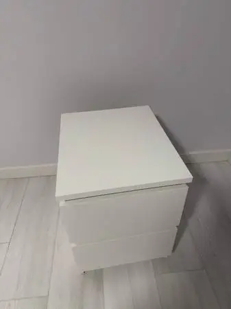 2 night stands (2 drawers) - white by ikea
