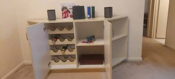 Corner Bar Cabinet or Corner Wine Cabinet