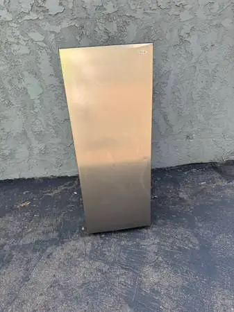 Tall upright freezer stainless steel (free local delivery)