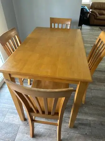 Small Dining Table with 4 Chairs