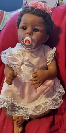 18 inch reborn African American baby doll
