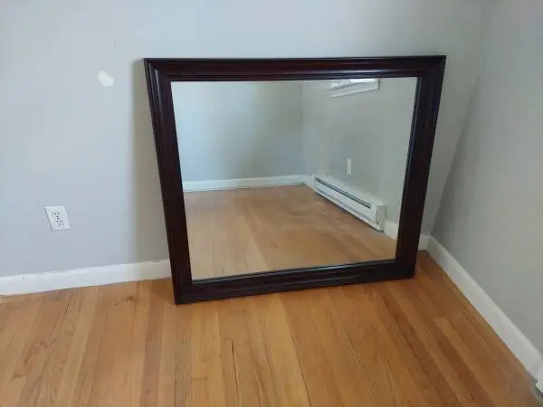 Dark Walnut Mirror-Perfect Condition