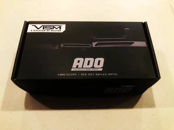 VISM by NcSTAR ADO (Advanced Dual Optic) 3-9x42mm rifle scope black -
